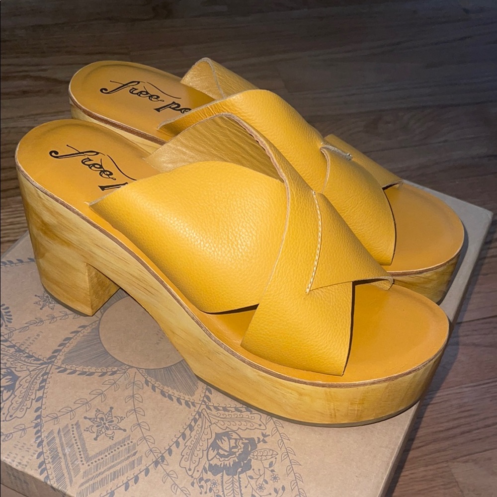 🤩final price Free People kora platform clog size 38 - Picture 3 of 10